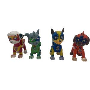 Paw Patrol Light Up Superhero Pups Figures Rocky & Marshall